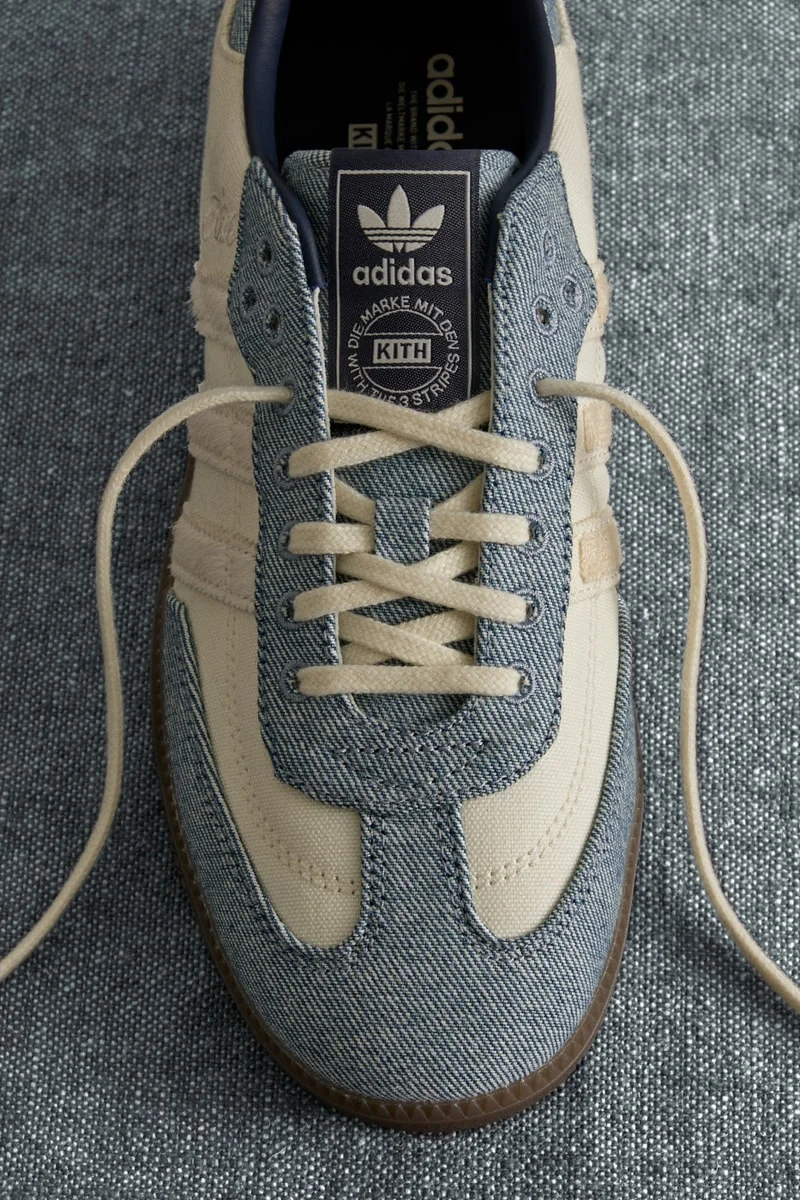 Взгляните ближе на Kith и adidas Originals — «Деним» Samba