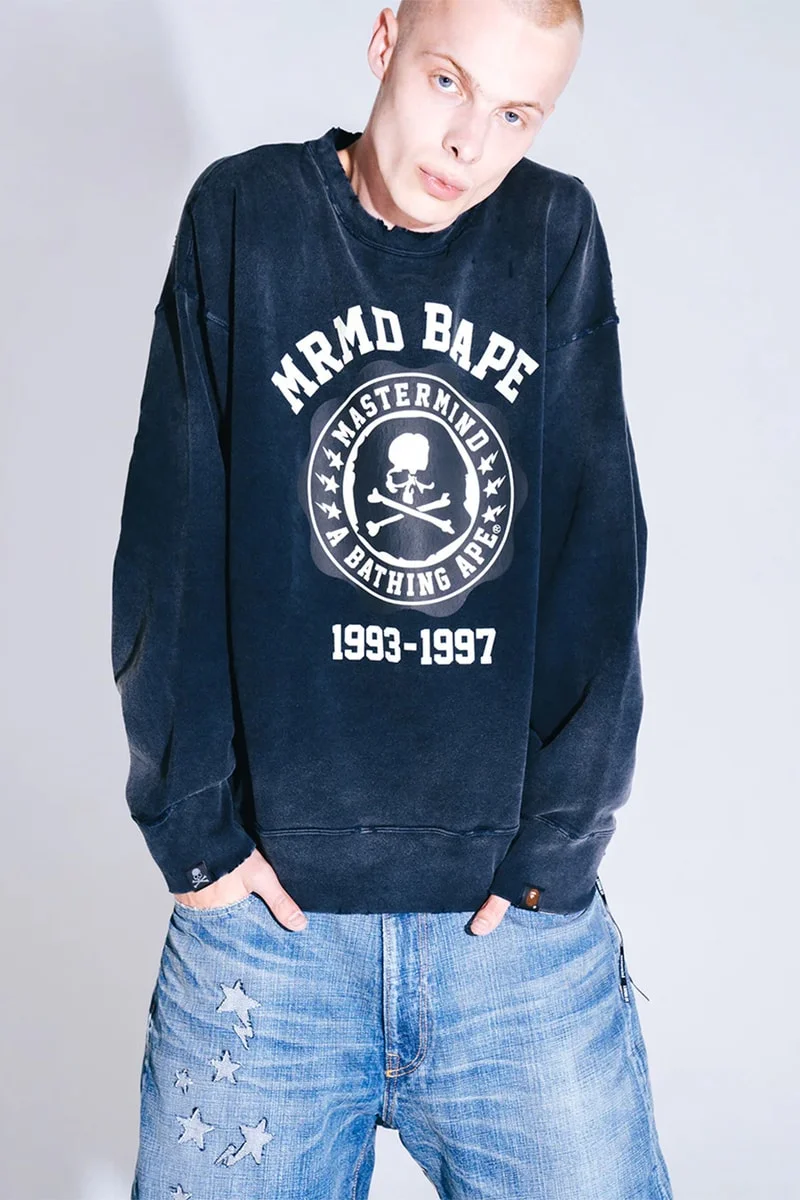 BAPE и mastermind JAPAN переосмысляют винтажный гранж в своей 19-й коллаборации