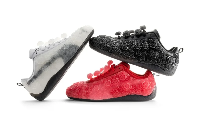 Noir Kei Ninomiya окутал PUMA Speedcat розами