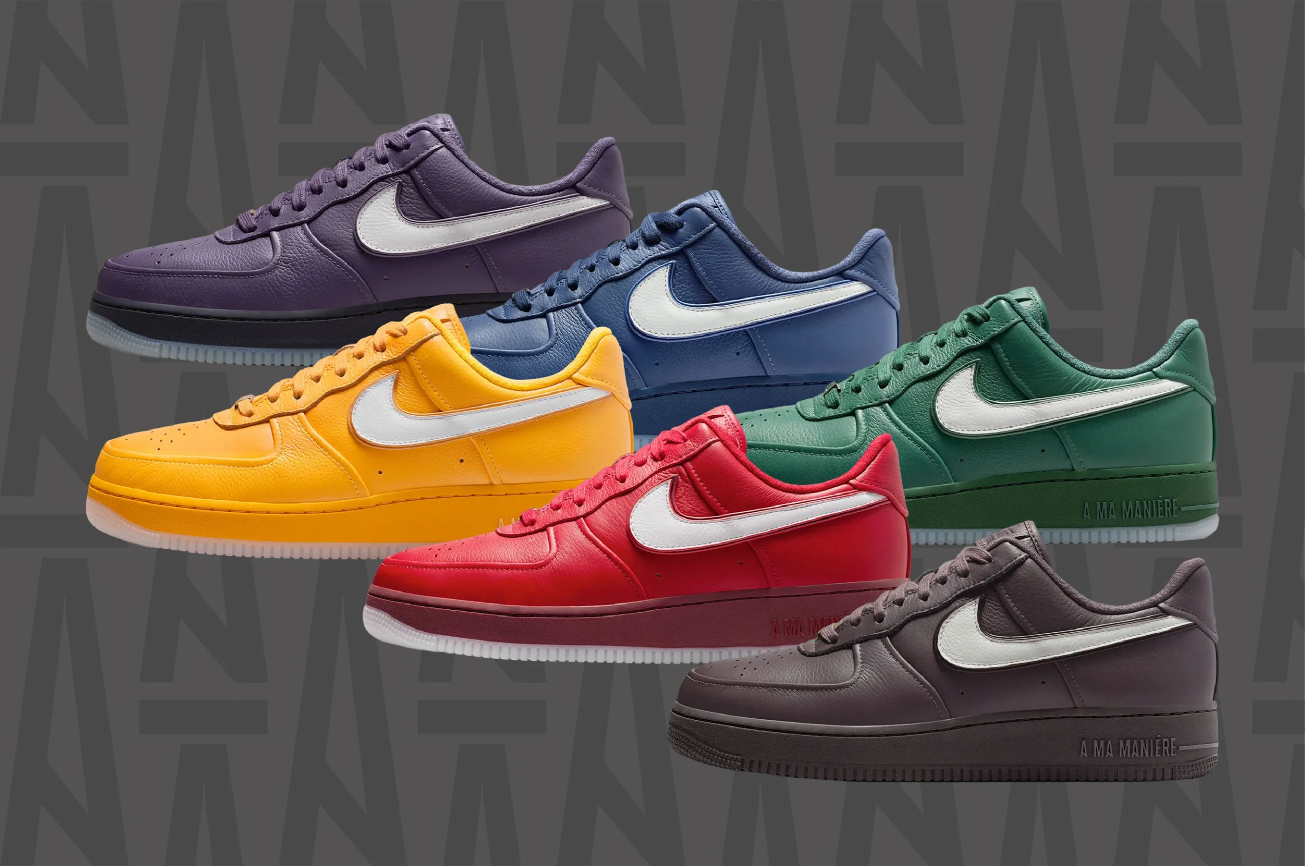 Nike Air Force 1 от A Ma Maniére возвращаются в шести цветах этим летом