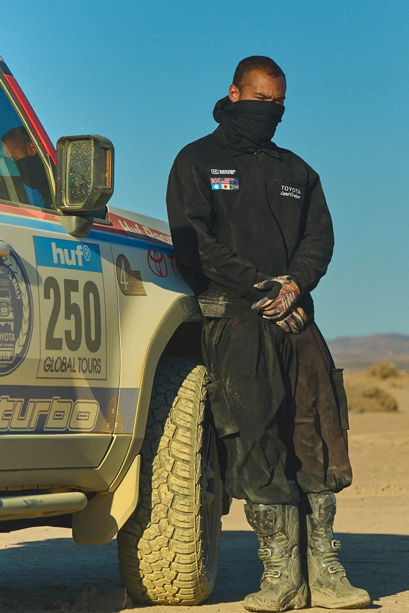 Вторая коллекция HUF x Toyota Land Cruiser: ретро-вдохновение на скейт-досках