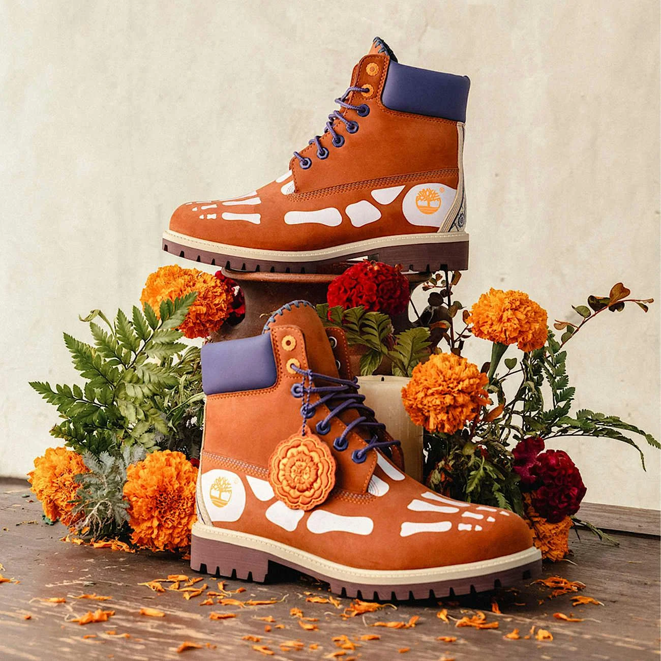 Ботинки Timberland с костяным дизайном готовы к Хэллоуину