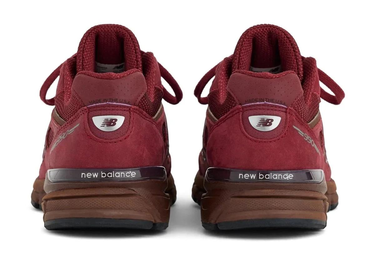 Новая модель New Balance 990v4 “Monarch Burgundy” выходит 24 сентября