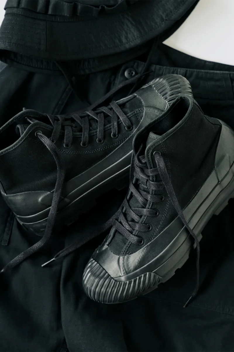 BEAMS PLUS и PF Flyers обновляют GROUNDER BOOTS с военной тканью чинос