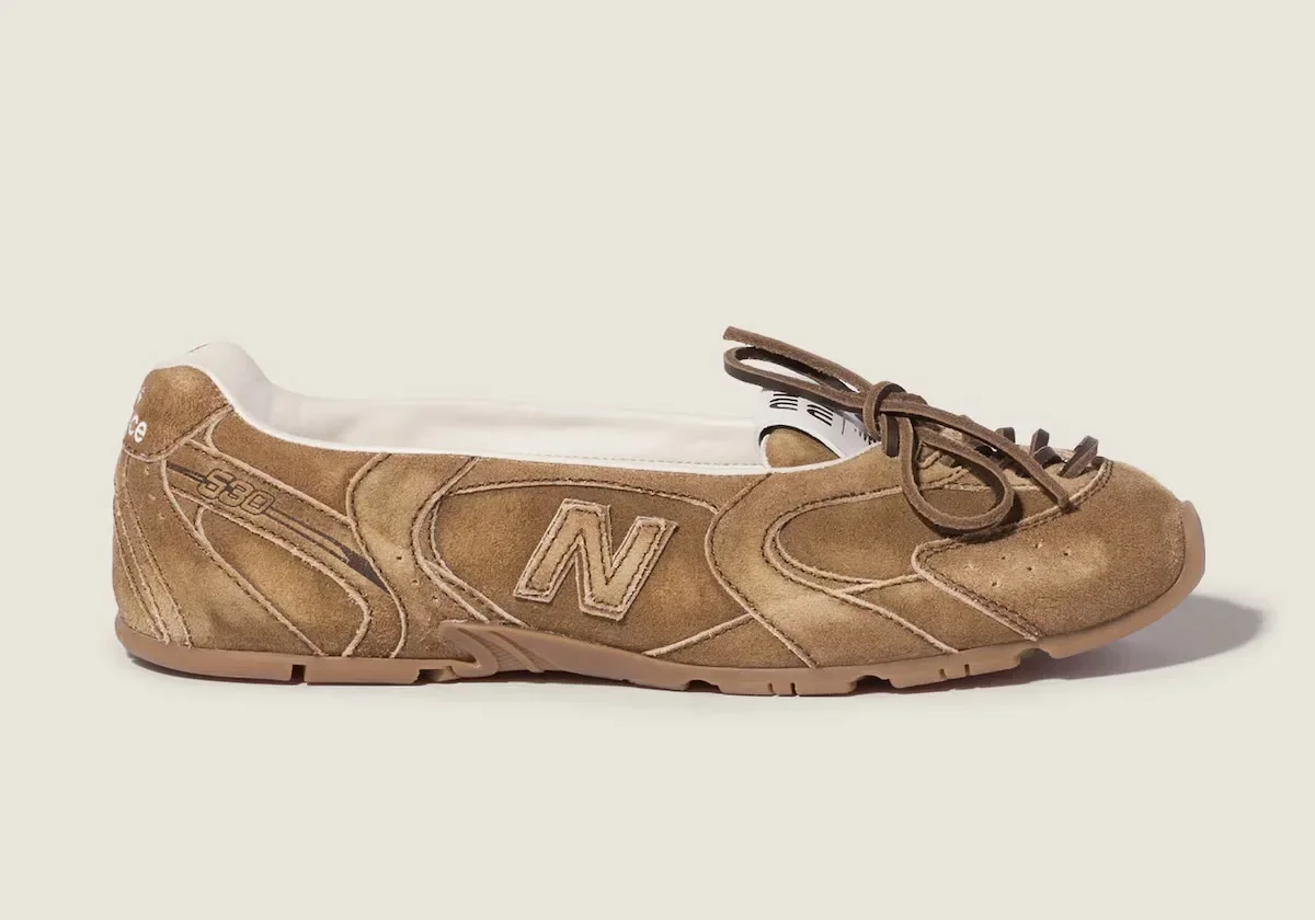 Новый дроп New Balance 530 SL x Miu Miu: пакет для балерин