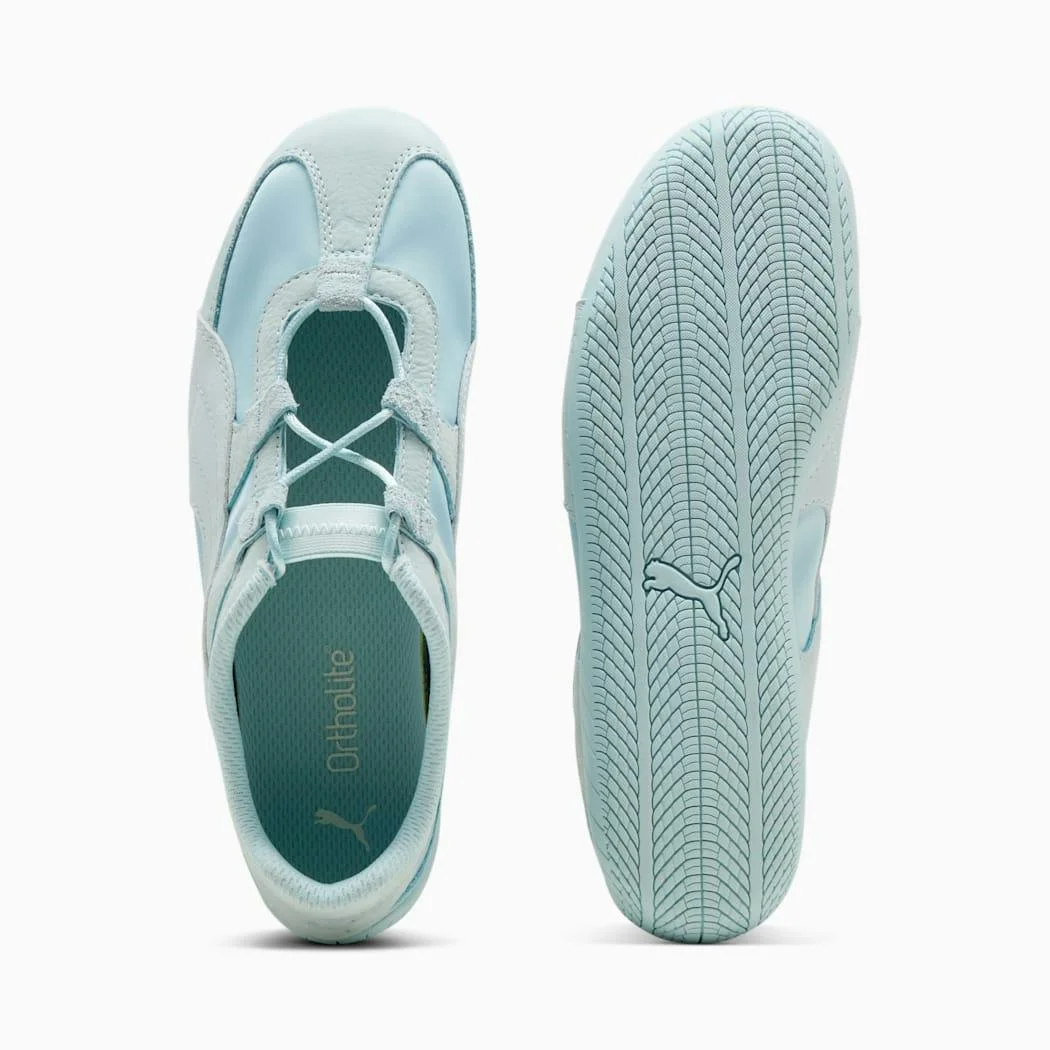 Кроссовки PUMA Speedcat: от спортивного кэжуала до стильных Мэри Джейн в аквамариновом цвете