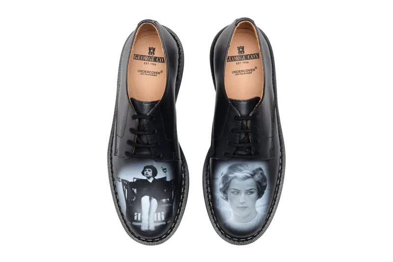 UNDERCOVER и George Cox переосмысляют 4 Eyelet Derby через фотографию Синди Шерман