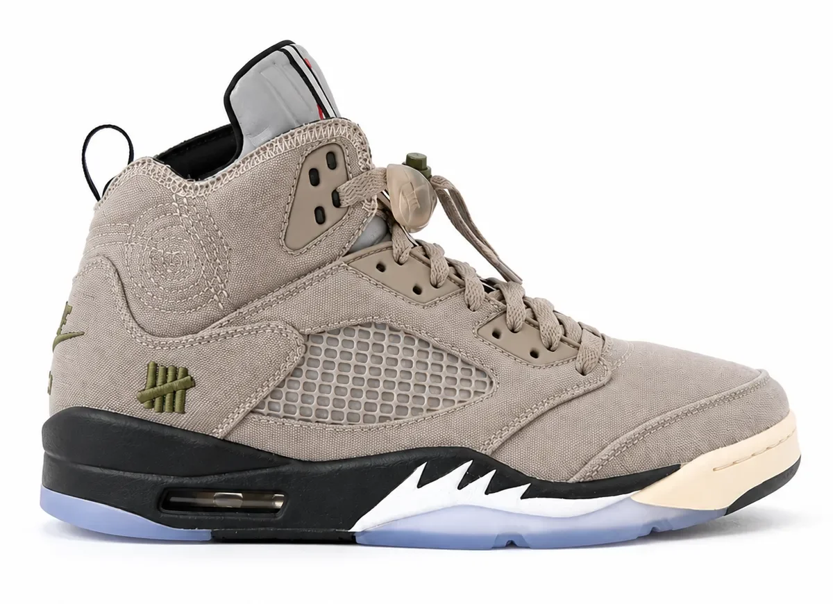 Первый взгляд на «Лунный Фоссил» Air Jordan 5 от Undefeated, который выйдет в 2027 году
