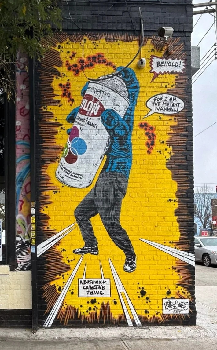 Любопытные персонажи в открытых пространствах Нью-Йорка: KAWS, Nick Walker, David Barthold, Woody De Othello, Buff Monster, Frank Ape и Golden