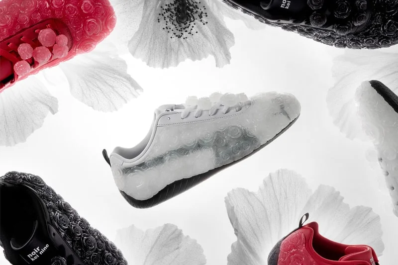 Noir Kei Ninomiya окутал PUMA Speedcat розами