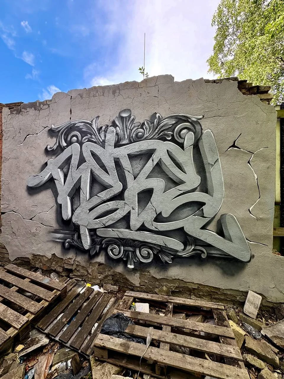 Подборка аэрозольных работ петербургского райтера Rebel813