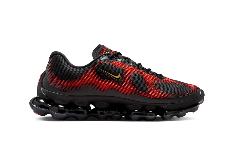 Nike представляет футуристичные Air Liquid Max в цвете 'Black/Team Red'