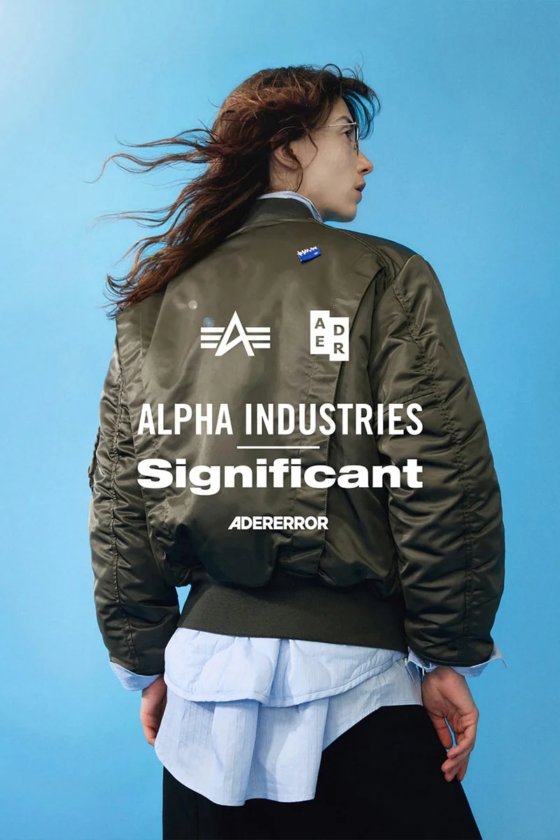 ADERERROR и Alpha Industries представляют коллаборацию «Полоса в цикле» на куртке MA-1