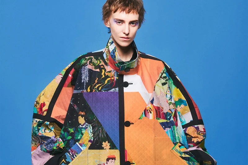 A-POC ABLE ISSEY MIYAKE и Tomokazu Matsuyama переводят живопись в носимые текстили через проект TYPE-XII