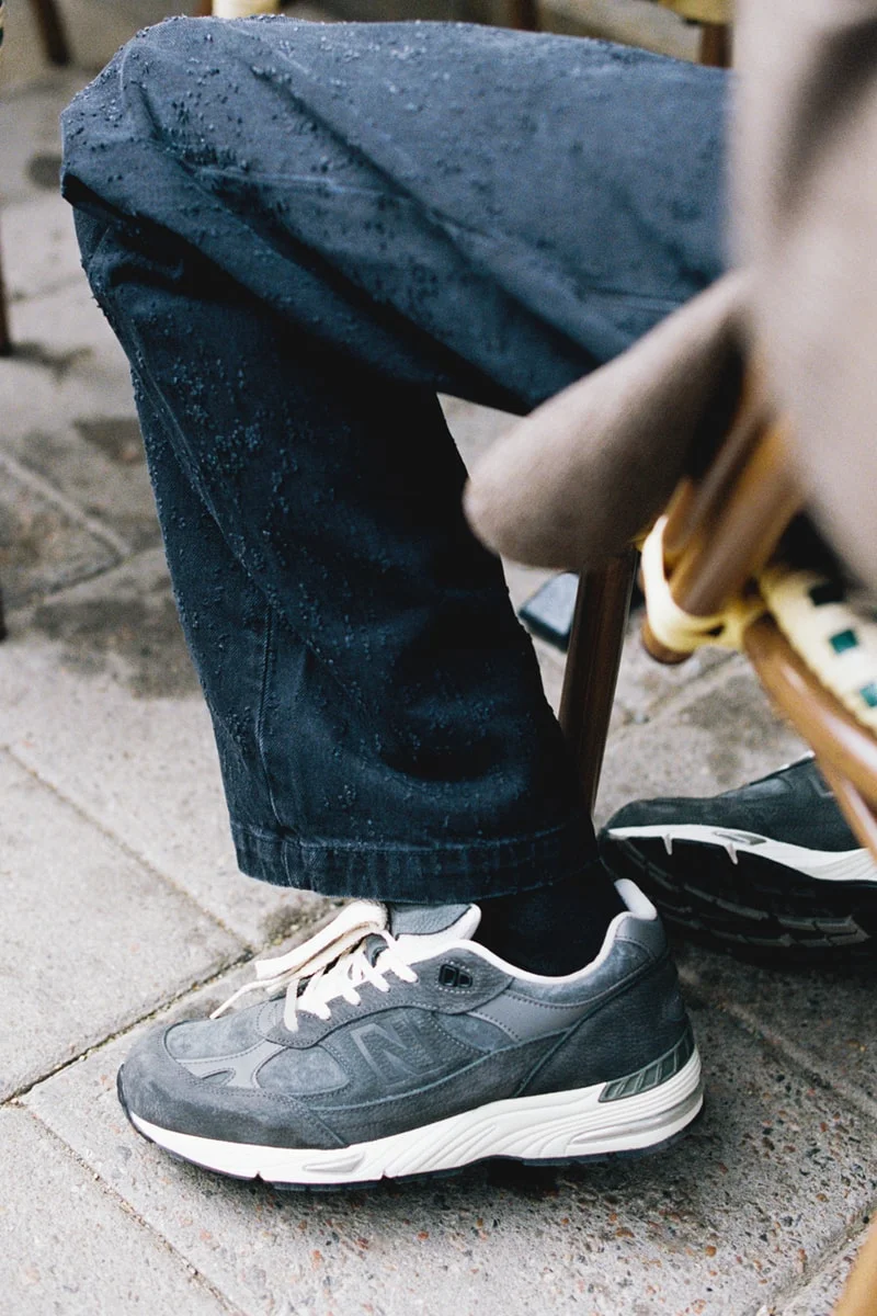 mfpen переосмысляет New Balance 991v1 с помощью «избыточной кожи»