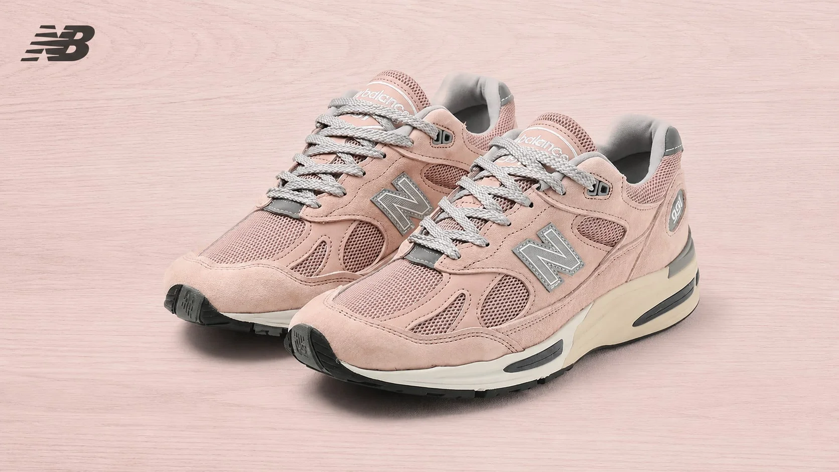 Новые New Balance 991v2 “Mahogany Rose” выйдут летом 2026 года
