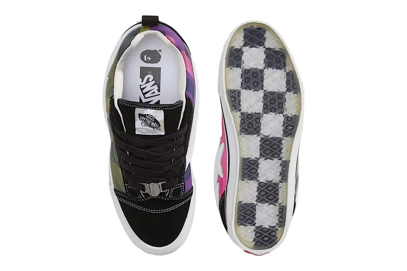 BAPE x Vans: Классика с камуфляжем и резиновыми зубьями акулы