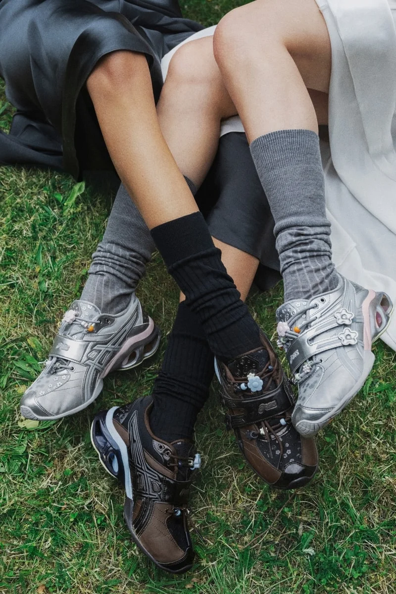 Cecilie Bahnsen и ASICS: цветочное преображение кроссовок