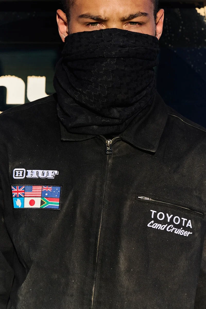 Вторая коллекция HUF x Toyota Land Cruiser: ретро-вдохновение на скейт-досках