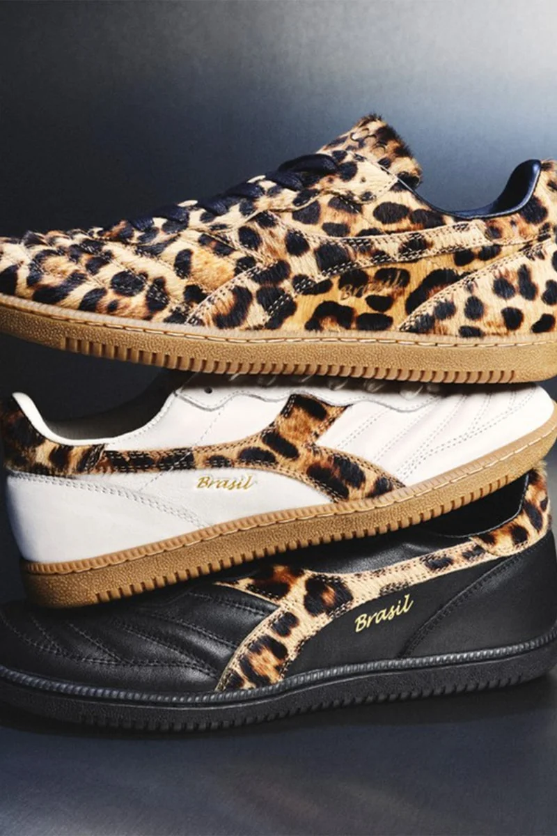 Dolce & Gabbana и Diadora: леопардовые кроссовки и футбольные бутсы для уличной сцены