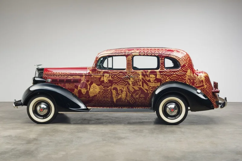 Шепард Фэйри превращает Packard 1937 года в арт-автомобиль