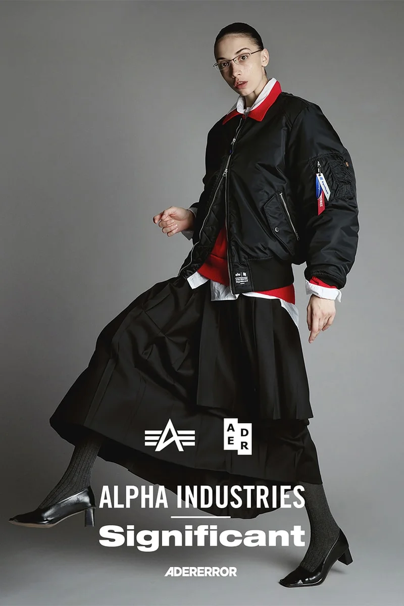 ADERERROR и Alpha Industries представляют коллаборацию «Полоса в цикле» на куртке MA-1
