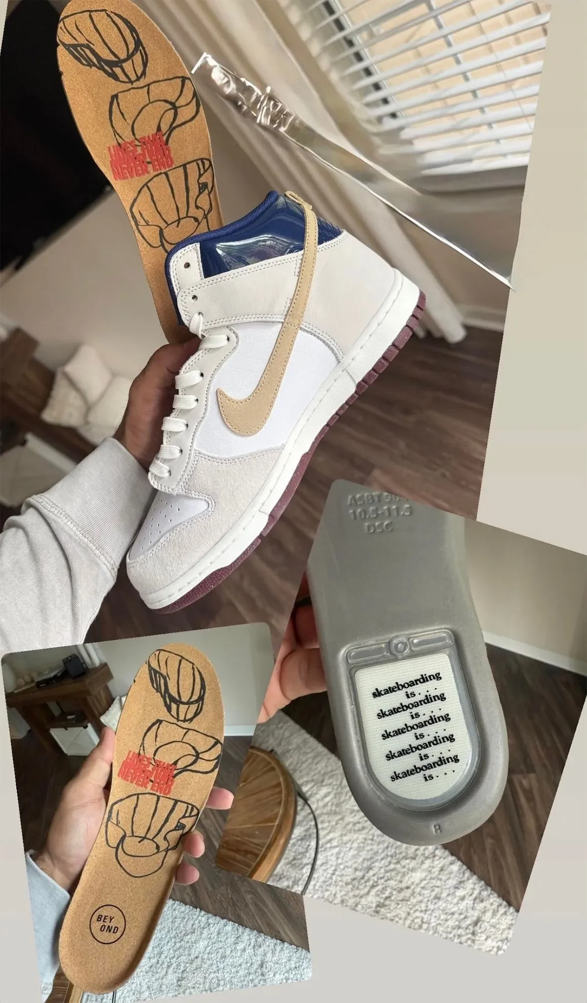 Nike SB Dunk High от Beyond: юбилейный релиз с минималистичным дизайном