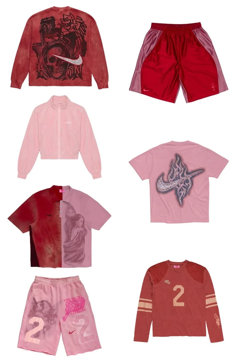 Трэвис Скотт презентует мерч Cactus Jack x Nike 'Pink Pack'