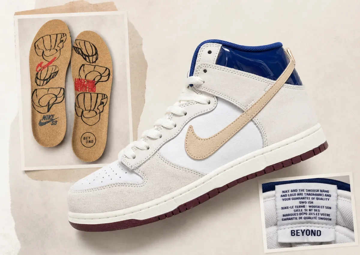 Nike SB Dunk High от Beyond: юбилейный релиз с минималистичным дизайном