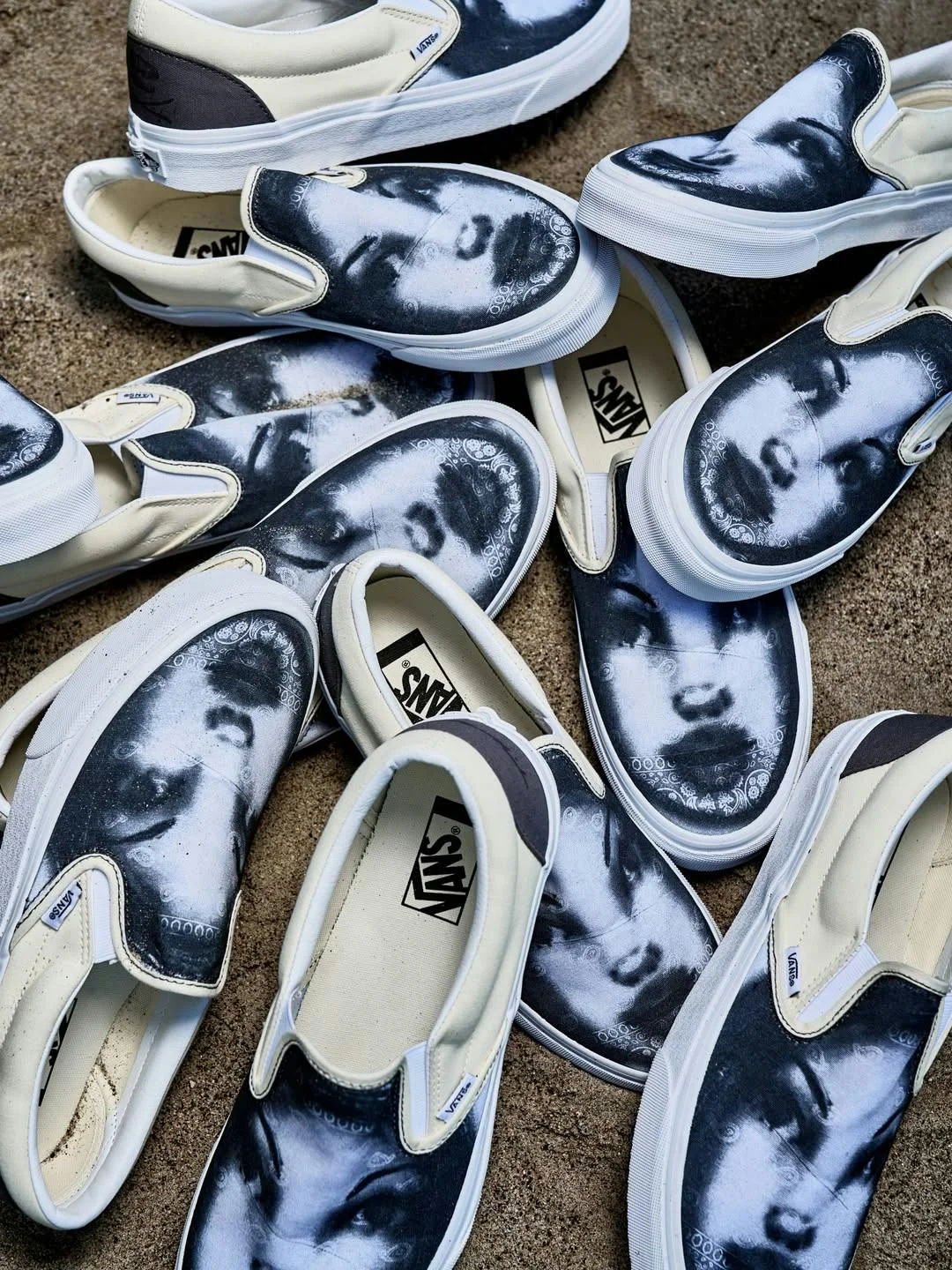 Взгляни на новые слайды Vans с портретом как на произведение искусства