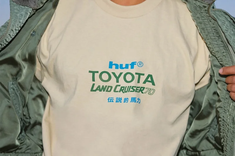 Вторая коллекция HUF x Toyota Land Cruiser: ретро-вдохновение на скейт-досках