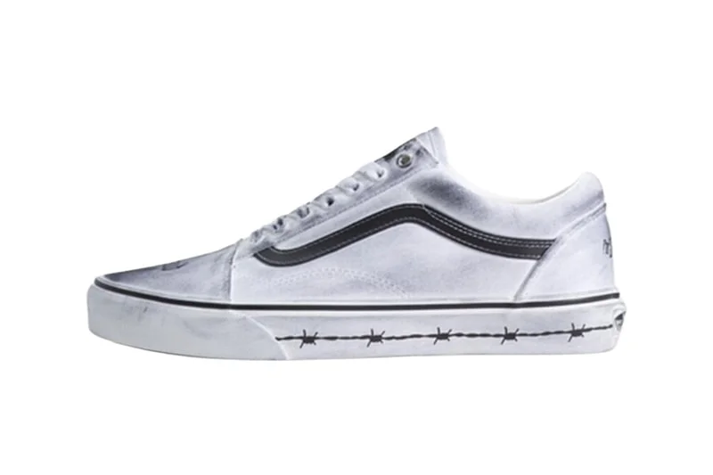 Трэвис Баркер переосмысляет Vans Old Skool в чистом белом цвете