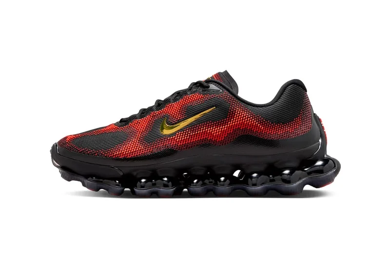 Nike представляет футуристичные Air Liquid Max в цвете 'Black/Team Red'