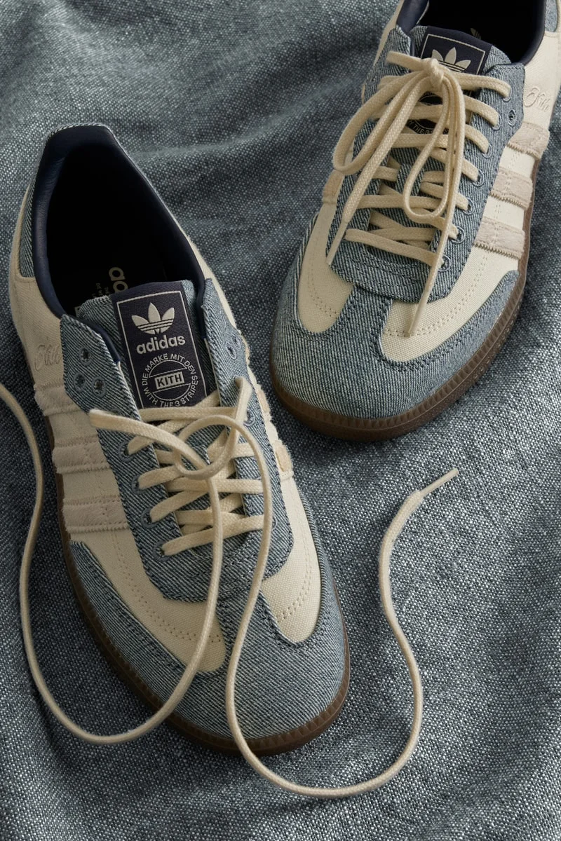 Взгляните ближе на Kith и adidas Originals — «Деним» Samba