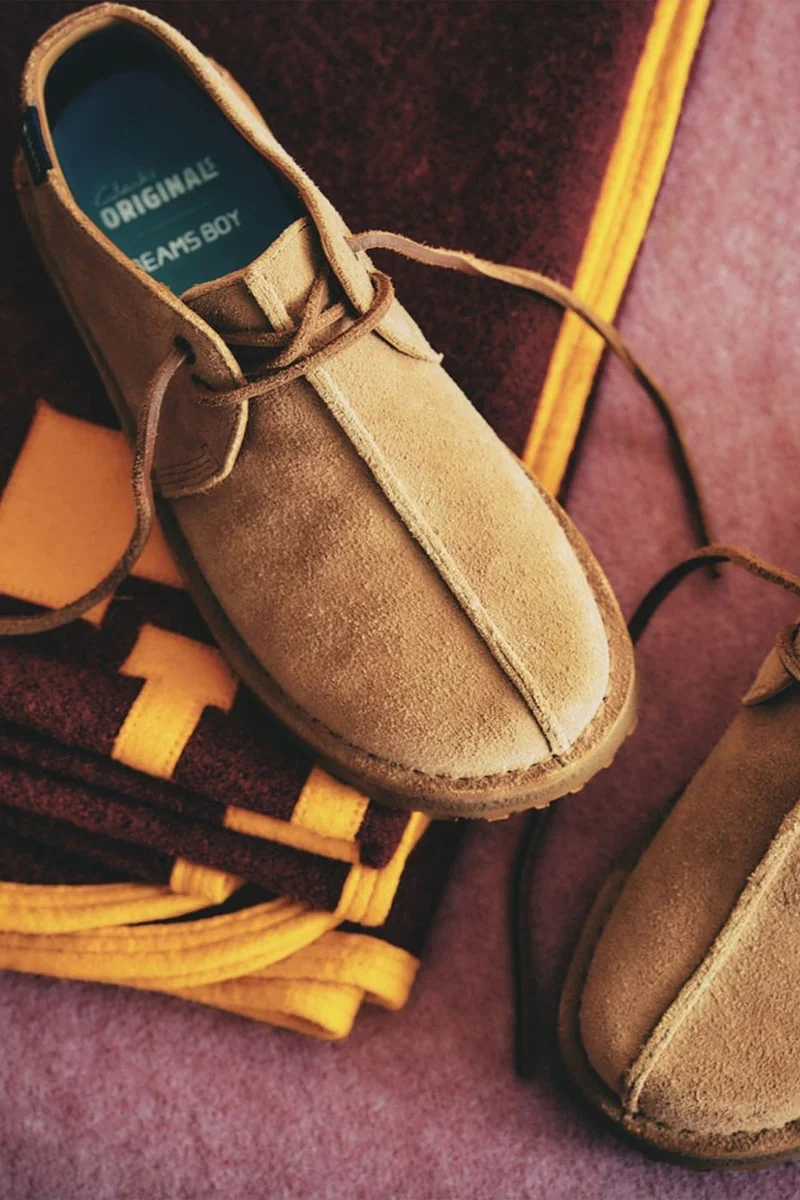 BEAMS BOY обновляет Clarks Desert Trek с GORE-TEX и двухслойной подошвой Vibram