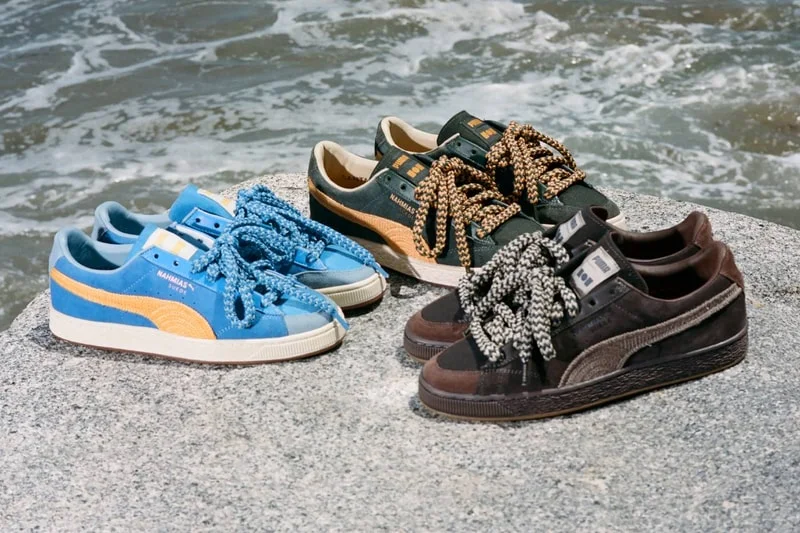 PUMA x NAHMIAS: новый взгляд на Suede Crochet от земляных оттенков до электрических