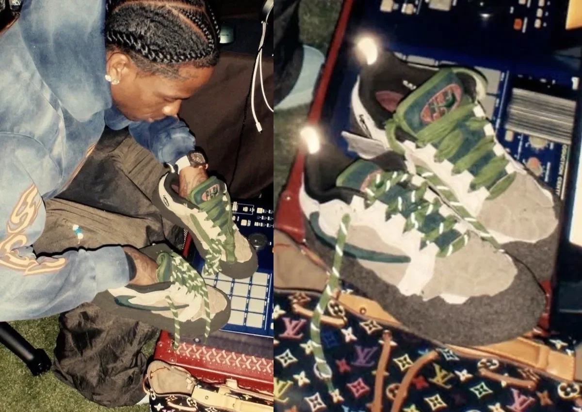 Трэвис Скотт представил кроссовки Cactus Jack x CPFM Nike Flea 1