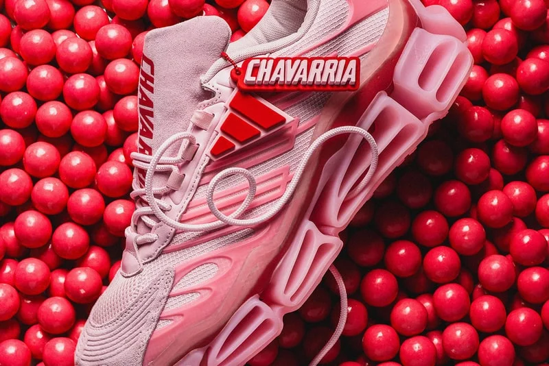 Willy Chavarria x adidas Megaride AG становится ещё смелее в цвете 'Bubblegum'