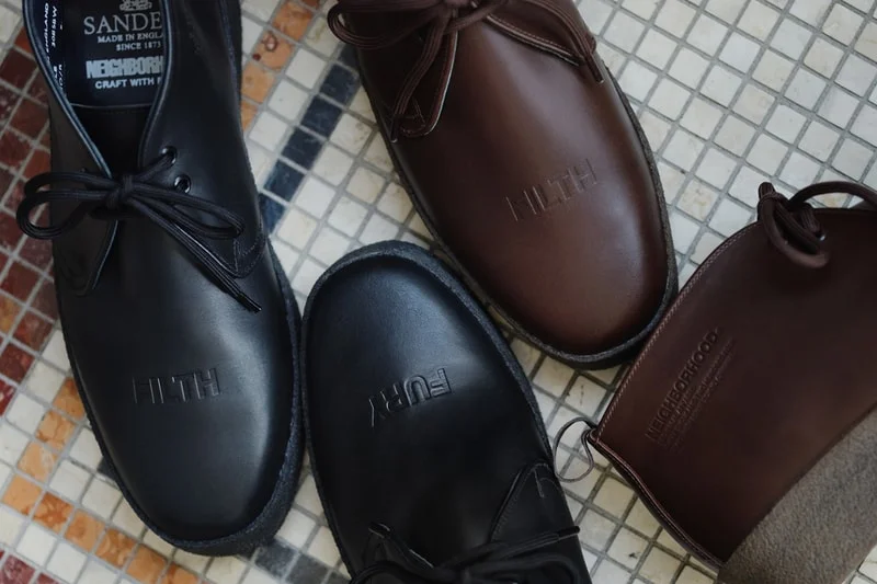 NEIGHBORHOOD добавляет характер классическим ботинкам Brit Chukka от Sanders