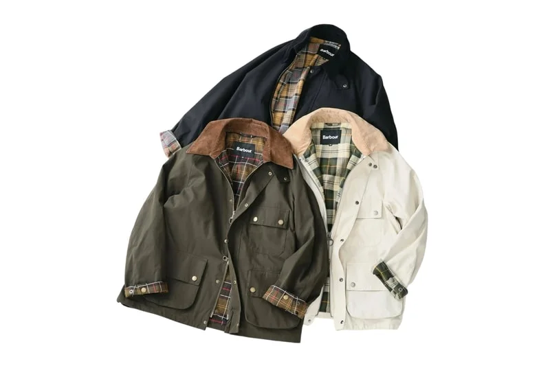 JOURNAL STANDARD relume обновляет Barbour Solway Zipper с использованием невашеного хлопково-нейлонового материала и шнурком на талии