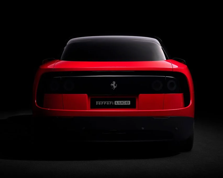 Первый электрический Ferrari: Luce с аэродинамической оболочкой и стеклянным кузовом