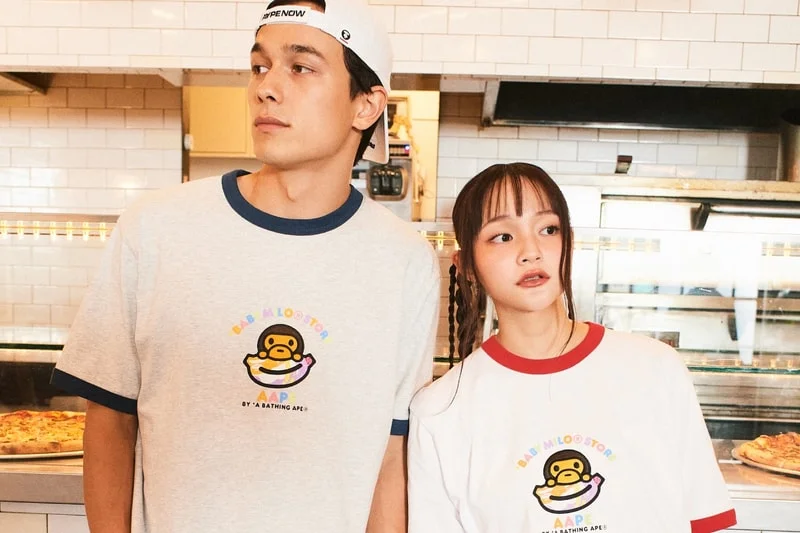AAPE BY *A BATHING APE® объединяется с BABY MILO® STORE для новой коллаборации