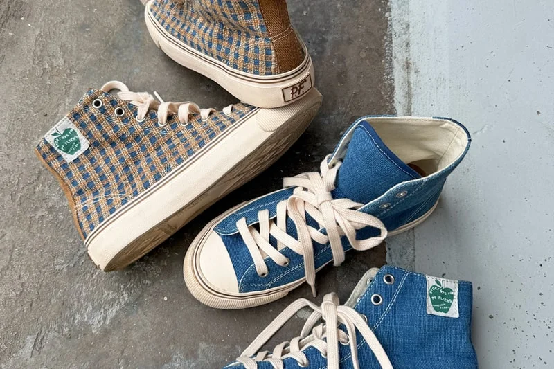 Story mfg и PF Flyers воссоздают культовые кроссовки All-American High-Top из ручного текстиля