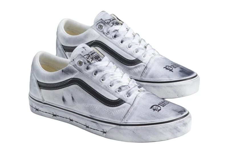 Трэвис Баркер переосмысляет Vans Old Skool в чистом белом цвете